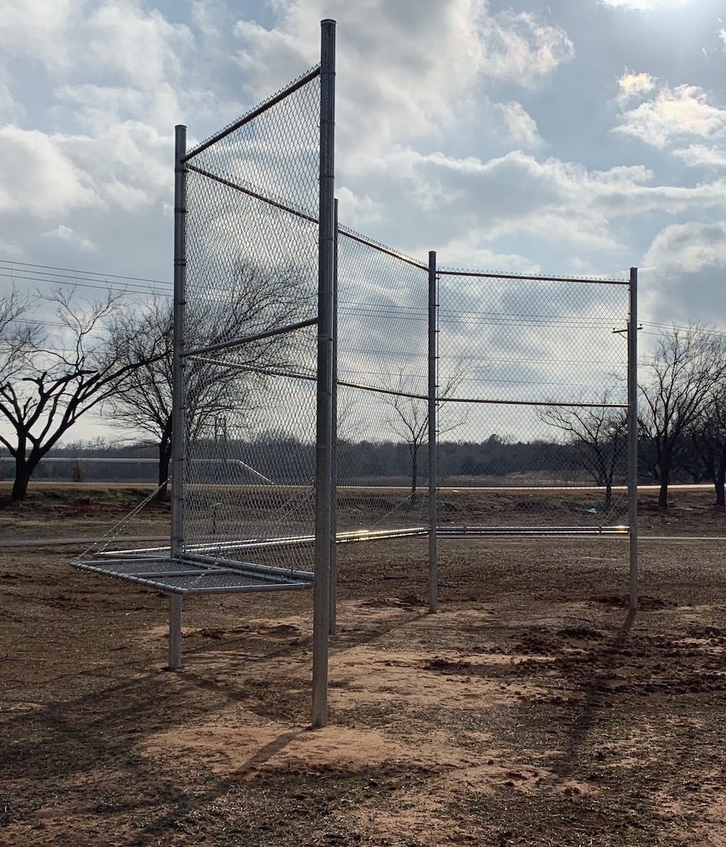 Timber Crest Backstop Platinum Playgrounds