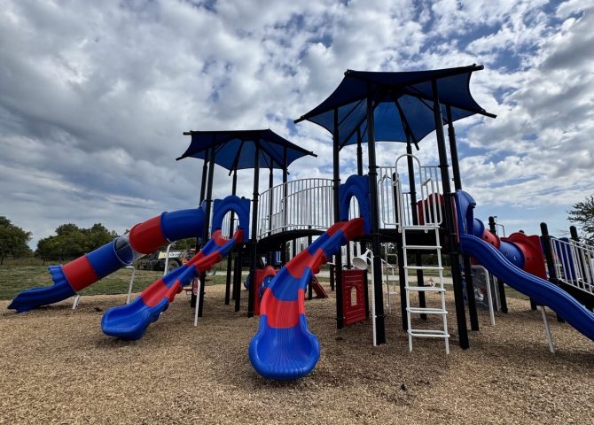 School Playground Prepared for Longer and Hotter Summers